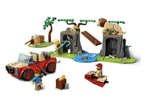 Set LEGO Rescate de la Fauna Salvaje: Auto Todoterreno