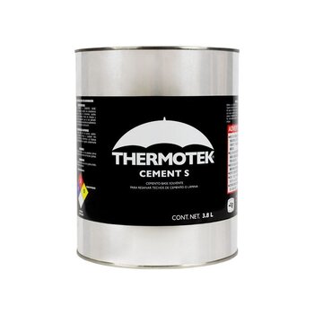 Cemento plástico negro asfáltico Thermotek 4 lts.