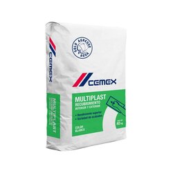 Cemento Multiplast Monterrey 40 kg blanco
