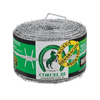 Alambre puas corcel III 4 puntas 360 ml. Cal. 16.5