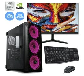 Computadora gamer i7 10700F Intel SSD 480GB