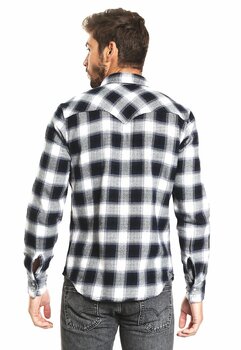Camisa clásico de poker de bolos para hombre de los años 50 ret