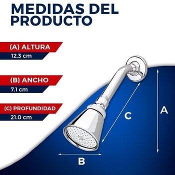 Regadera Ahorradora Helvex H-200