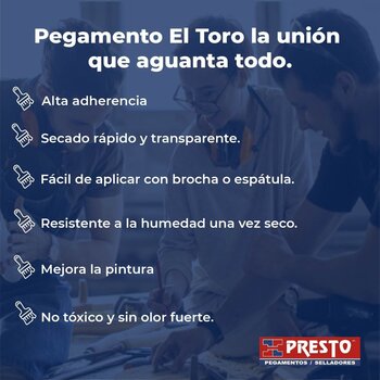 Pegamento Blanco Toro 18 kg