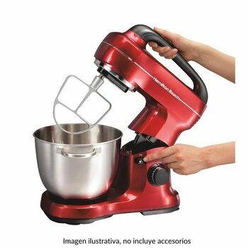 Batidora Hamilton Beach de Pedestal Roja