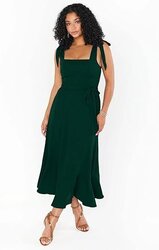 Vestido tirantes de mariposa para playa