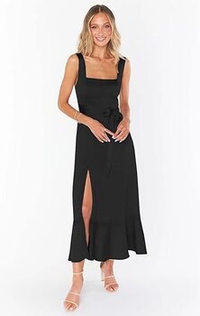 Vestido tirantes de mariposa para playa