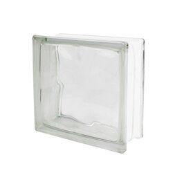 Vidrio Block cloudy marca Fontibre 19x19x8 cm