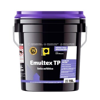 Sellador Asfáltico Base Agua Emultex TP 19 Lt