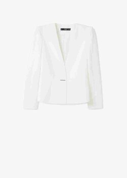 Americana cierre metálico