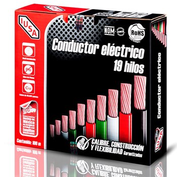 Cable Negro 100 M Calibre 14 THW