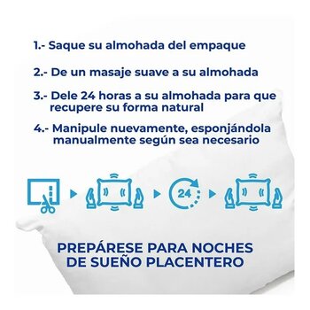 Set de Almohadas Spring Air Dulces Sueños 2 Piezas